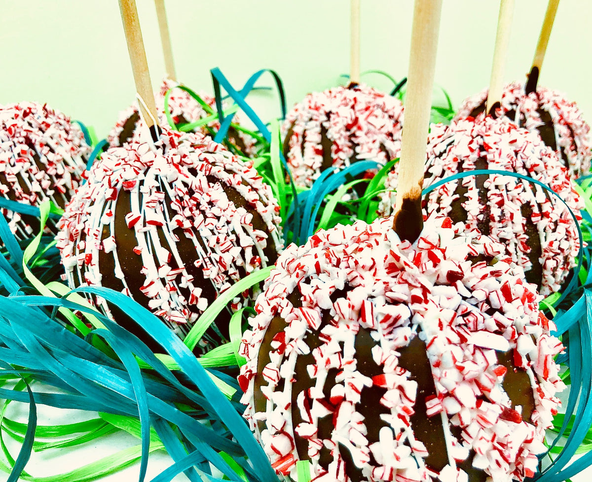 Peppermint Bark Caramel Apple Order Gourmet Caramel Apples Apples